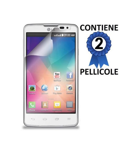 PELLICOLA PROTEGGI DISPLAY per LG L60 X145, L60 DUAL X147 CONFEZIONE 2 PEZZI