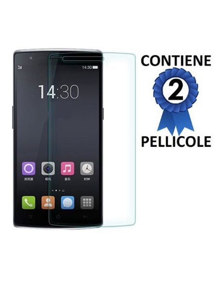 PELLICOLA PROTEGGI DISPLAY per ONEPLUS ONE A0001 CONFEZIONE 2 PEZZI