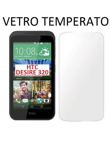 PELLICOLA PROTEGGI DISPLAY VETRO TEMPERATO 0,33mm per HTC DESIRE 320
