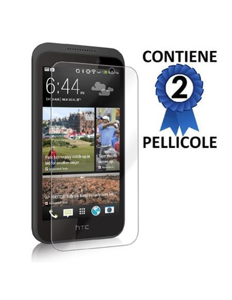 PELLICOLA PROTEGGI DISPLAY per HTC DESIRE 320 CONFEZIONE 2 PEZZI