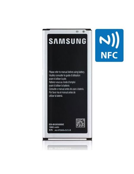 BATTERIA ORIGINALE SAMSUNG EB-BG850BBECWW per G850 GALAXY ALPHA 1860 mAh LI-ION CON TECNOLOGIA NFC BULK