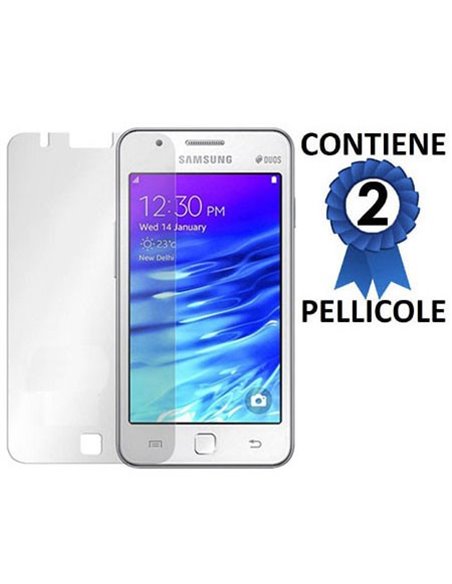 PELLICOLA PROTEGGI DISPLAY per SAMSUNG Z1 CONFEZIONE 2 PEZZI