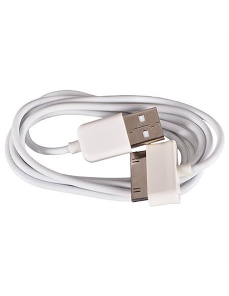 CAVO USB 30 PIN per DISPOSITIVI SAMSUNG - CARICA E SINCRONIZZAZIONE COLORE BIANCO