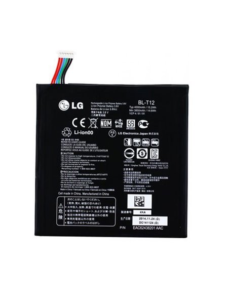 BATTERIA ORIGINALE LG BL-T12 per G PAD 7.0 V400, 7' POLLICI 4000 mAh LI-ION BULK