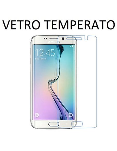 PELLICOLA PROTEGGI DISPLAY VETRO TEMPERATO 0,33mm per SAMSUNG SM-G925 GALAXY S6 EDGE - ATTENZIONE: copre parzialmente la parte f