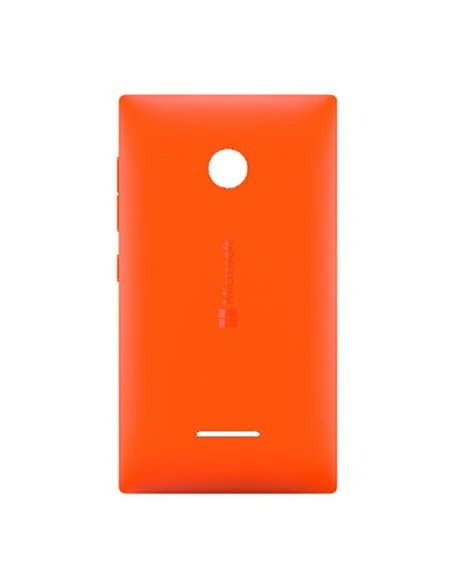 COPRI BATTERIA ORIGINALE MICROSOFT LUMIA 435 COLORE ARANCIONE BULK