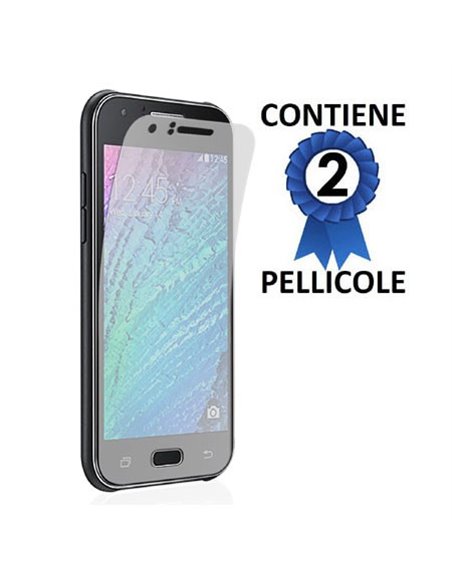 PELLICOLA PROTEGGI DISPLAY per SAMSUNG SM-J100H GALAXY J1 CONFEZIONE 2 PEZZI