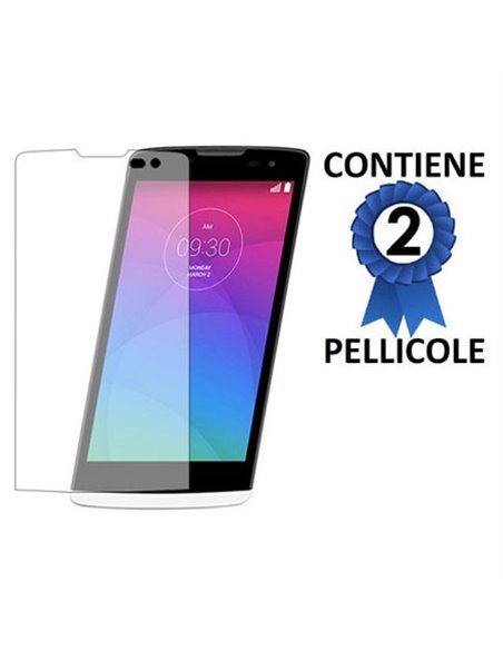 PELLICOLA PROTEGGI DISPLAY per LG LEON 4G LTE H340N CONFEZIONE 2 PEZZI