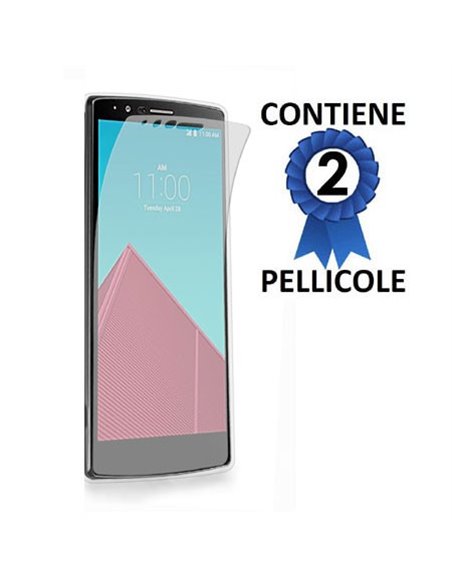 PELLICOLA PROTEGGI DISPLAY per LG G4, H815 CONFEZIONE 2 PEZZI