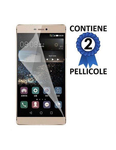 PELLICOLA PROTEGGI DISPLAY per HUAWEI ASCEND P8 CONFEZIONE 2 PEZZI
