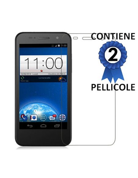 PELLICOLA PROTEGGI DISPLAY per ZTE BLADE APEX 2 CONFEZIONE 2 PEZZI