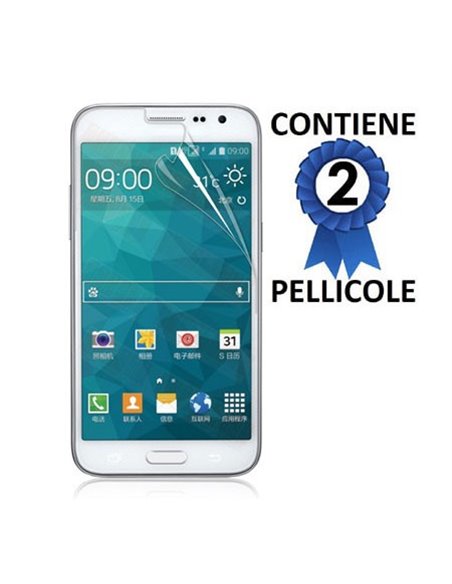 PELLICOLA PROTEGGI DISPLAY per SAMSUNG SM-G5108Q GALAXY CORE MAX CONFEZIONE 2 PEZZI