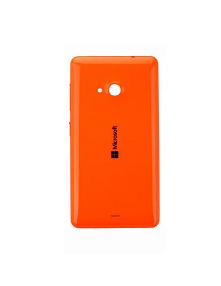 COPRI BATTERIA ORIGINALE MICROSOFT per LUMIA 535 COLORE ARANCIONE BULK