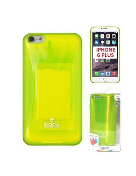 CUSTODIA GEL TPU SILICONE per APPLE IPHONE 6 PLUS, IPHONE 6S PLUS 5.5' POLLICI COLORE VERDE ALTA QUALITA' MERCURY BLISTER