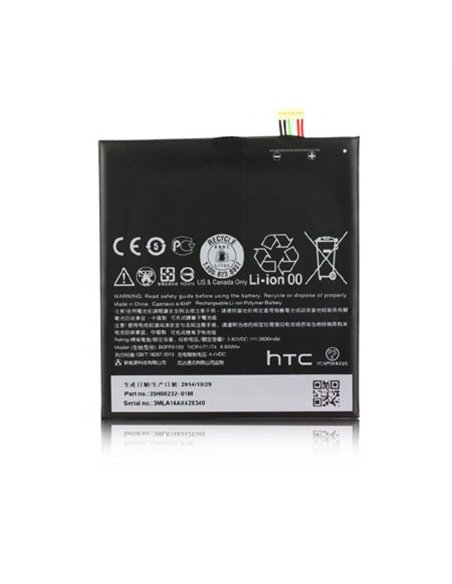 BATTERIA ORIGINALE HTC B0PF6100 per DESIRE 820 - 2600 mAh LI-ION BULK