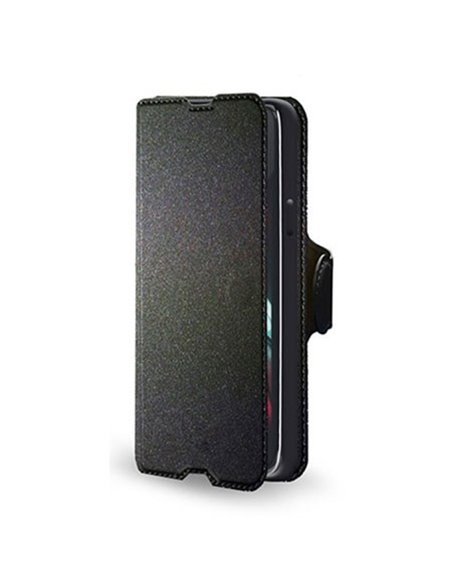 CUSTODIA FLIP ORIZZONTALE SIMILPELLE per ALCATEL ONE TOUCH IDOL 3 - 4.7' POLLICI, OT-6039X CON INTERNO IN TPU COLORE NERO