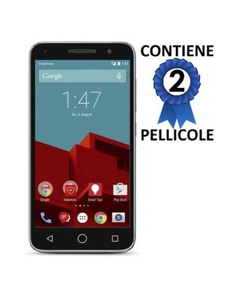 PELLICOLA PROTEGGI DISPLAY per VODAFONE SMART PRIME 6, VF-V895N CONFEZIONE 2 PEZZI