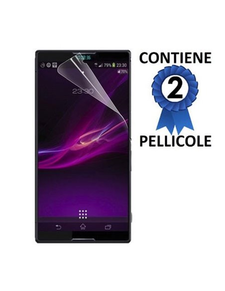 PELLICOLA PROTEGGI DISPLAY per SONY XPERIA Z4 COMPACT CONFEZIONE 2 PEZZI