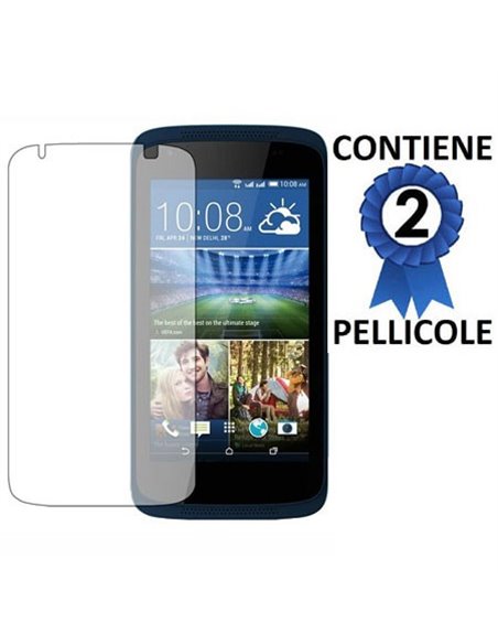PELLICOLA PROTEGGI DISPLAY per HTC DESIRE 326G DUAL SIM CONFEZIONE 2 PEZZI