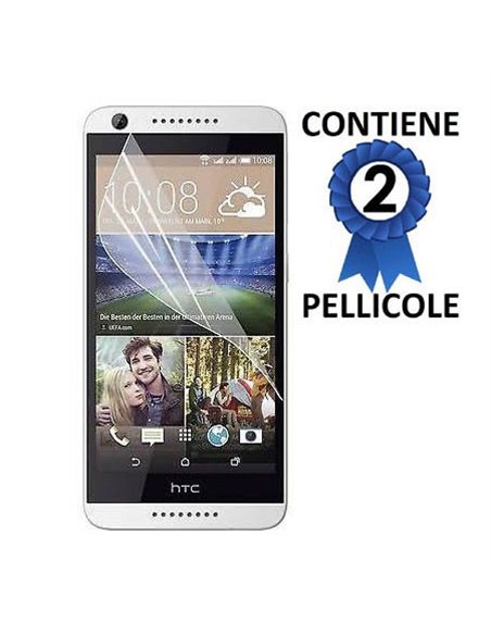 PELLICOLA PROTEGGI DISPLAY per HTC DESIRE 626, A32, D626W CONFEZIONE 2 PEZZI