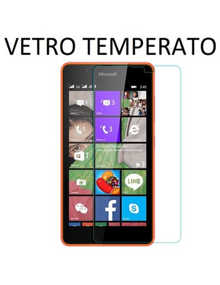 PELLICOLA PROTEGGI DISPLAY VETRO TEMPERATO 0,33mm per MICROSOFT LUMIA 540 DUAL SIM