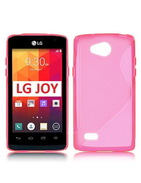 CUSTODIA GEL TPU SILICONE DOUBLE per LG JOY H220 COLORE ROSA