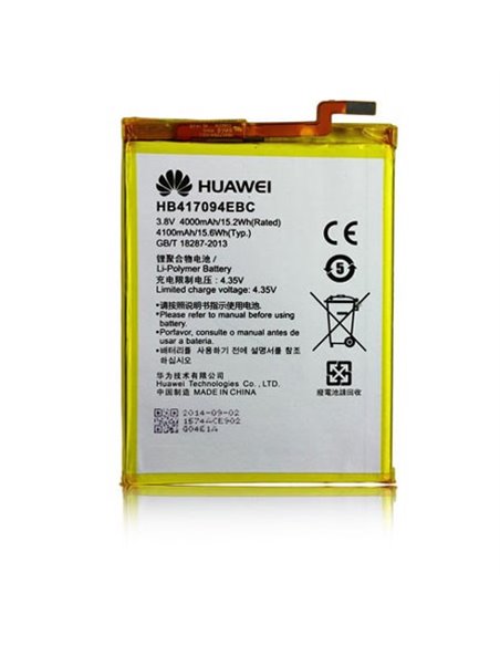 BATTERIA ORIGINALE HUAWEI HB417094EBC per ASCEND MATE 7 - 4100 mAh LI-ION BULK