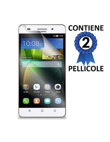 PELLICOLA PROTEGGI DISPLAY per HUAWEI HONOR 4C, G PLAY MINI, G650 CONFEZIONE 2 PEZZI