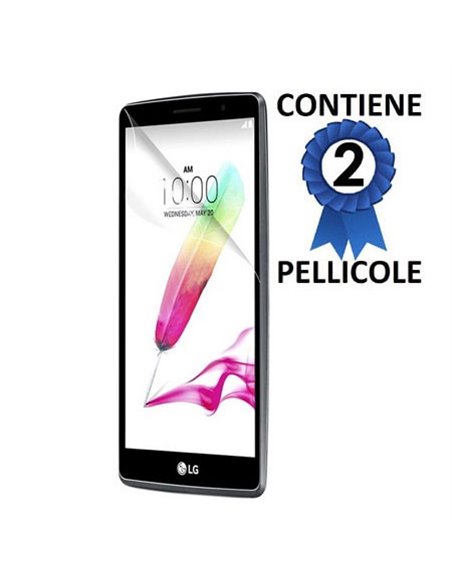 PELLICOLA PROTEGGI DISPLAY per LG G4 STYLUS H635, G4 STYLUS DUAL H630D, G STYLO CONFEZIONE 2 PEZZI