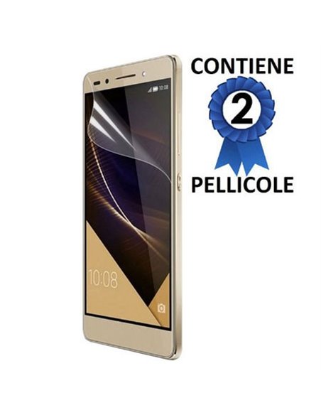 PELLICOLA PROTEGGI DISPLAY per HUAWEI HONOR 7 CONFEZIONE 2 PEZZI