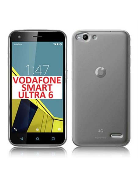 CUSTODIA GEL TPU SILICONE TRASPARENTE per VODAFONE SMART ULTRA 6, VF-995N