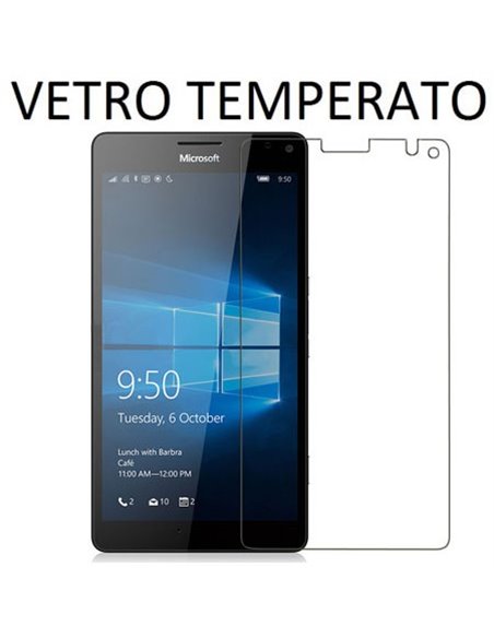 PELLICOLA PROTEGGI DISPLAY VETRO TEMPERATO 0,33mm per MICROSOFT LUMIA 950 XL, LUMIA 950 XL DUAL