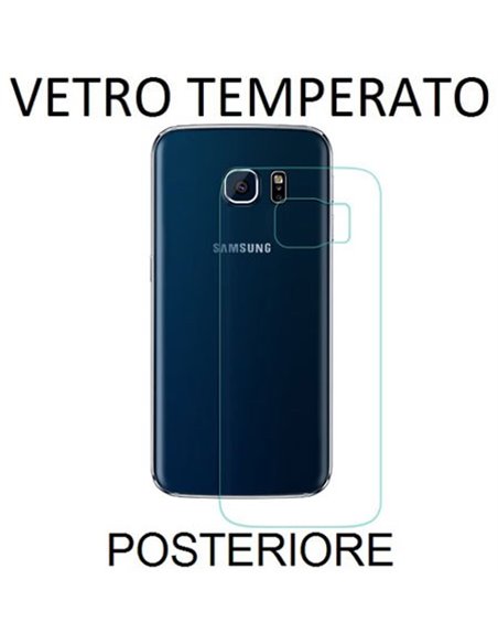 PELLICOLA PROTETTIVA POSTERIORE VETRO TEMPERATO 0,33mm per SAMSUNG SM-G925 GALAXY S6 EDGE