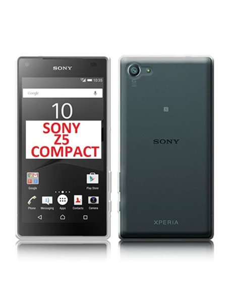 CUSTODIA GEL TPU SILICONE TRASPARENTE per SONY XPERIA Z5 COMPACT E5803, E5823