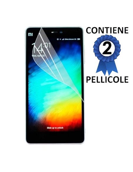 PELLICOLA PROTEGGI DISPLAY per XIAOMI MI 4C CONFEZIONE 2 PEZZI