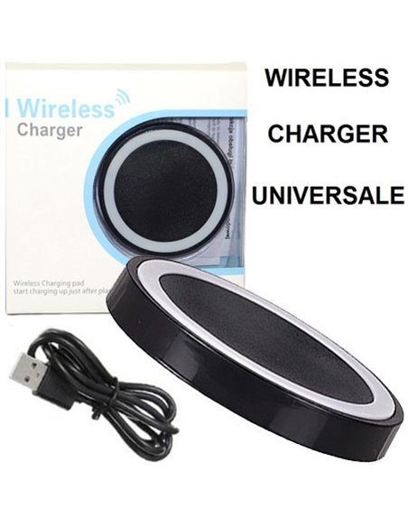 TRAVEL CASA WIRELESS 5W COMPATIBILE CON TUTTI I DISPOSITIVI DOTATI DI TECNOLOGIA QI NERO E BIANCO CONFEZIONATO IN BLISTER