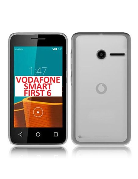 CUSTODIA GEL TPU SILICONE TRASPARENTE per VODAFONE SMART FIRST 6