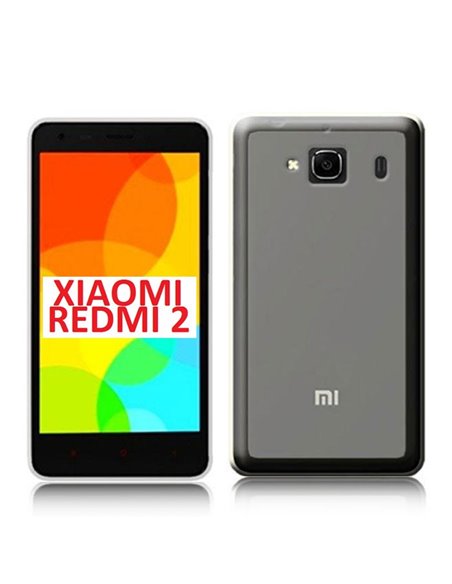 CUSTODIA GEL TPU SILICONE TRASPARENTE per XIAOMI REDMI 2, HONGMI 2