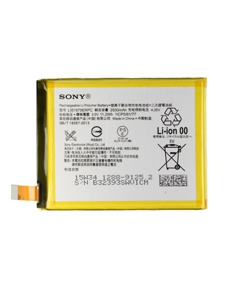 BATTERIA ORIGINALE SONY LIS1579ERPC per XPERIA Z4, SO-036, SOV31, 402SO, Z3+, E6553 - 2930 mAh LI-ION BULK SEGUE COMPATIBILITA'.