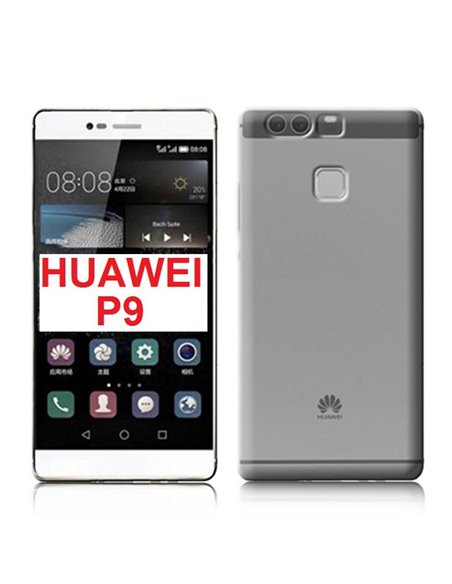 CUSTODIA GEL TPU SILICONE TRASPARENTE per HUAWEI P9