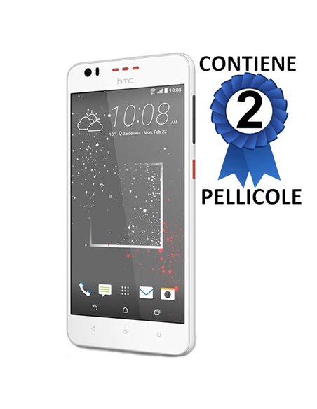 PELLICOLA PROTEGGI DISPLAY per HTC DESIRE 825 CONFEZIONE 2 PEZZI