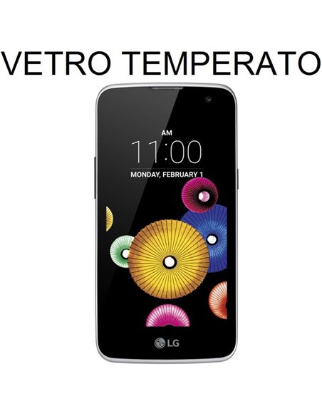 PELLICOLA PROTEGGI DISPLAY VETRO TEMPERATO 0,33mm per LG K4 LTE, K130E, K120E, K121