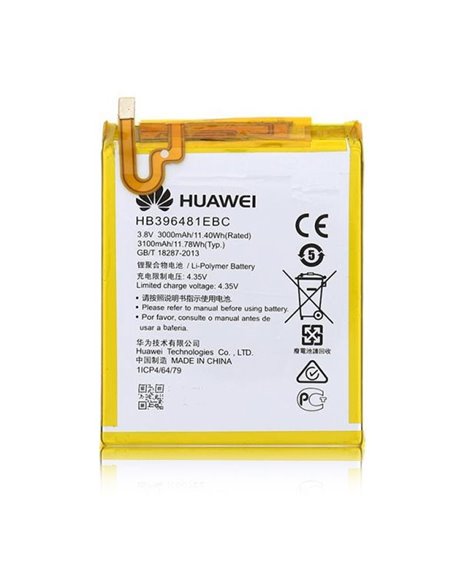 BATTERIA ORIGINALE per HUAWEI Y6 II, G8, GX8, HONOR 6 4G LTE, HONOR 5X - 3000 mAh LI-ION BULK
