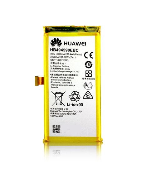 BATTERIA ORIGINALE HUAWEI HB494590EBC per HONOR 7 - 3000 mAh LI-ION BULK