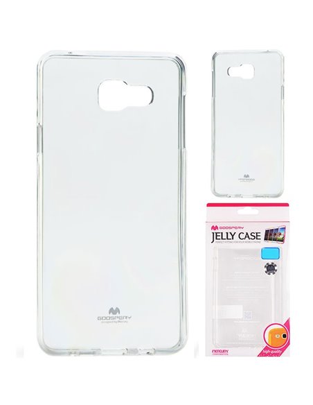 CUSTODIA GEL TPU SILICONE TRASPARENTE per SAMSUNG SM-A710 GALAXY A7 (2016) ALTA QUALITA' MERCURY BLISTER