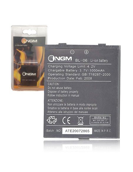 BATTERIA ORIGINALE NGM BL-06 per DG689 1000 mAh LI-ION BLISTER