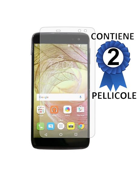 PELLICOLA per ALCATEL IDOL 4S, IDOL 4S WINDOWS - PROTEGGI DISPLAY CONFEZIONE 2 PEZZI