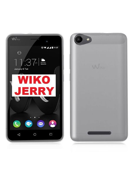 CUSTODIA GEL TPU SILICONE TRASPARENTE per WIKO JERRY