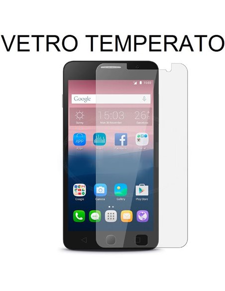 PELLICOLA PROTEGGI DISPLAY VETRO TEMPERATO per ALCATEL POP STAR