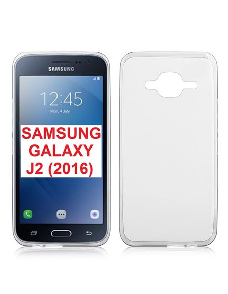 CUSTODIA GEL TPU SILICONE TRASPARENTE per SAMSUNG SM-J210 GALAXY J2 (2016)